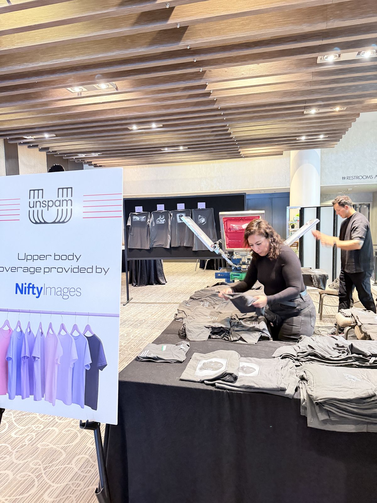 Live event printing at a Kansas City brand activations & pop-ups event